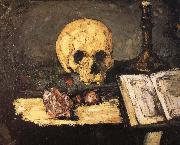 Paul Cezanne, bones and candlestick